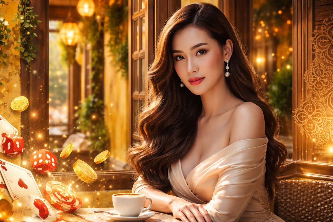 Người dùng đăng nhập ft4 qua điện thoại tại quán cà phê Hội An