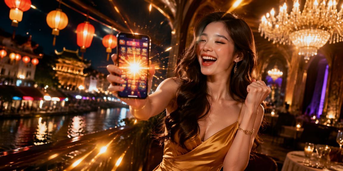 Người dùng tại chợ đêm Huế chơi casino trên điện thoại qua ft4